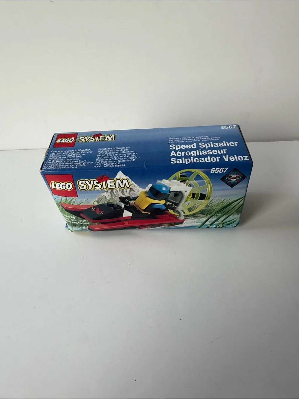 LEGO System (6567)Extreme Team Speed Splasher 1998 Cont. 28 Pcs